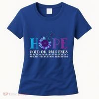 Hope Hold On Pain Ends Suicide Prevention Awareness Graphic Cool Gift Women's T-Shirt thumb 0