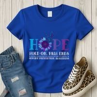 Hope Hold On Pain Ends Suicide Prevention Awareness Graphic Cool Gift Women's T-Shirt thumb 3
