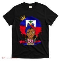 Haitian Haiti Patriotism Roots Heritage T-Shirt thumb 0