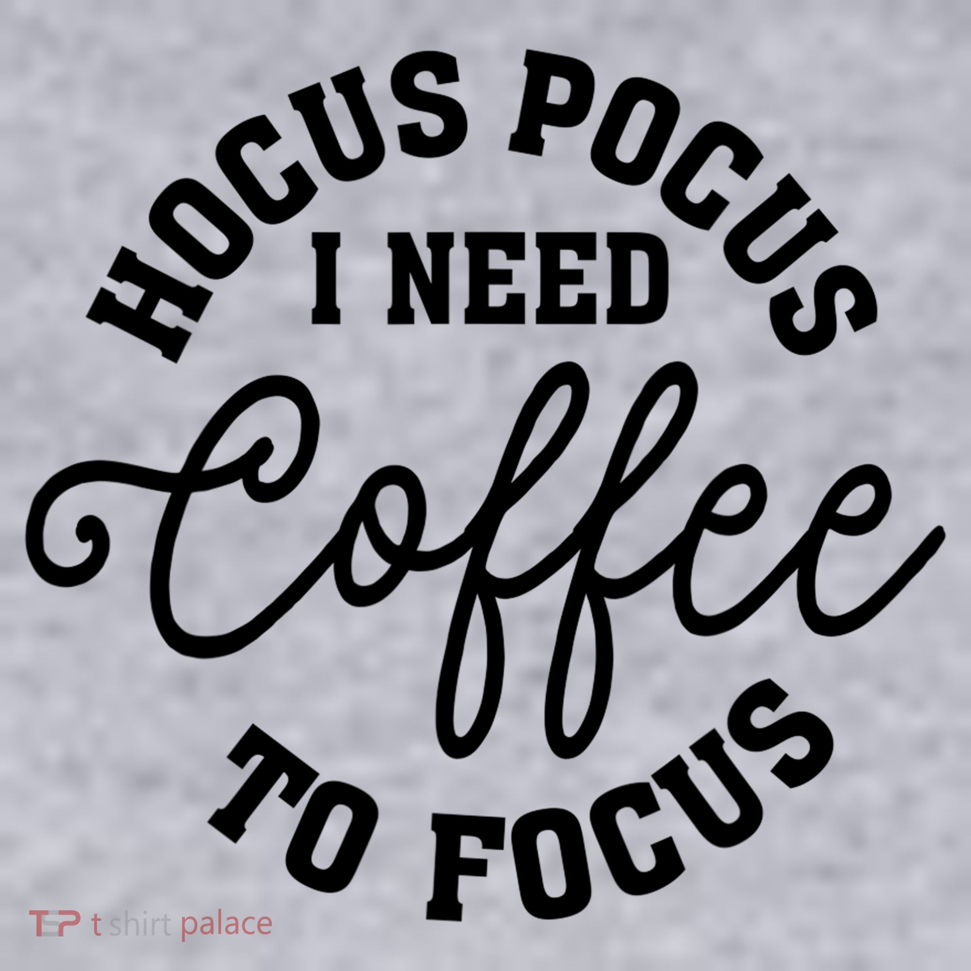 Halloween Hocus Pocus I Need Coffee To Focus Women's Sweatshirt