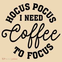 Halloween Hocus Pocus I Need Coffee To Focus Tote Bag thumb 4