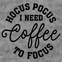 Halloween Hocus Pocus I Need Coffee To Focus Toddler Hoodie thumb 2