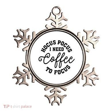 Halloween Hocus Pocus I Need Coffee To Focus Ornament