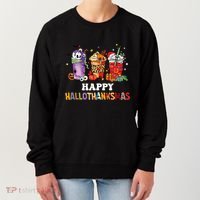 Happy Hallothanksmas Pumpkin Spice Cups Women's Sweatshirt thumb 0