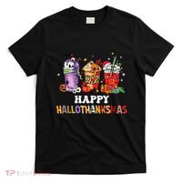 Happy Hallothanksmas Pumpkin Spice Cups T-Shirt thumb 0