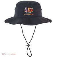 Happy Hallothanksmas Pumpkin Spice Cups Bucket Hat thumb 0