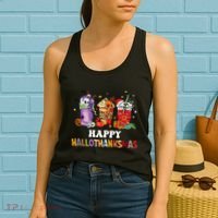 Happy Hallothanksmas Pumpkin Spice Cups Women's Tank Top thumb 2