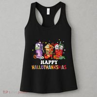 Happy Hallothanksmas Pumpkin Spice Cups Women's Tank Top thumb 3