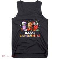 Happy Hallothanksmas Pumpkin Spice Cups Tank Top thumb 0