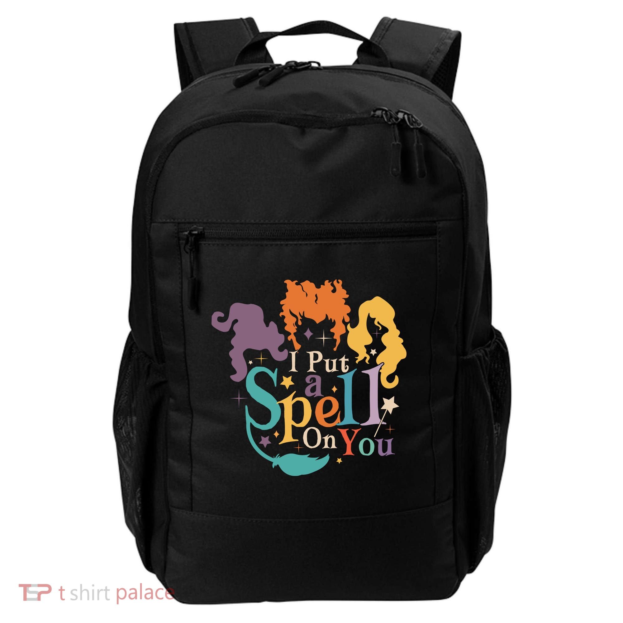 Halloween Hocus Pocus I Put A Spell On You Sanderson Sisters Backpack