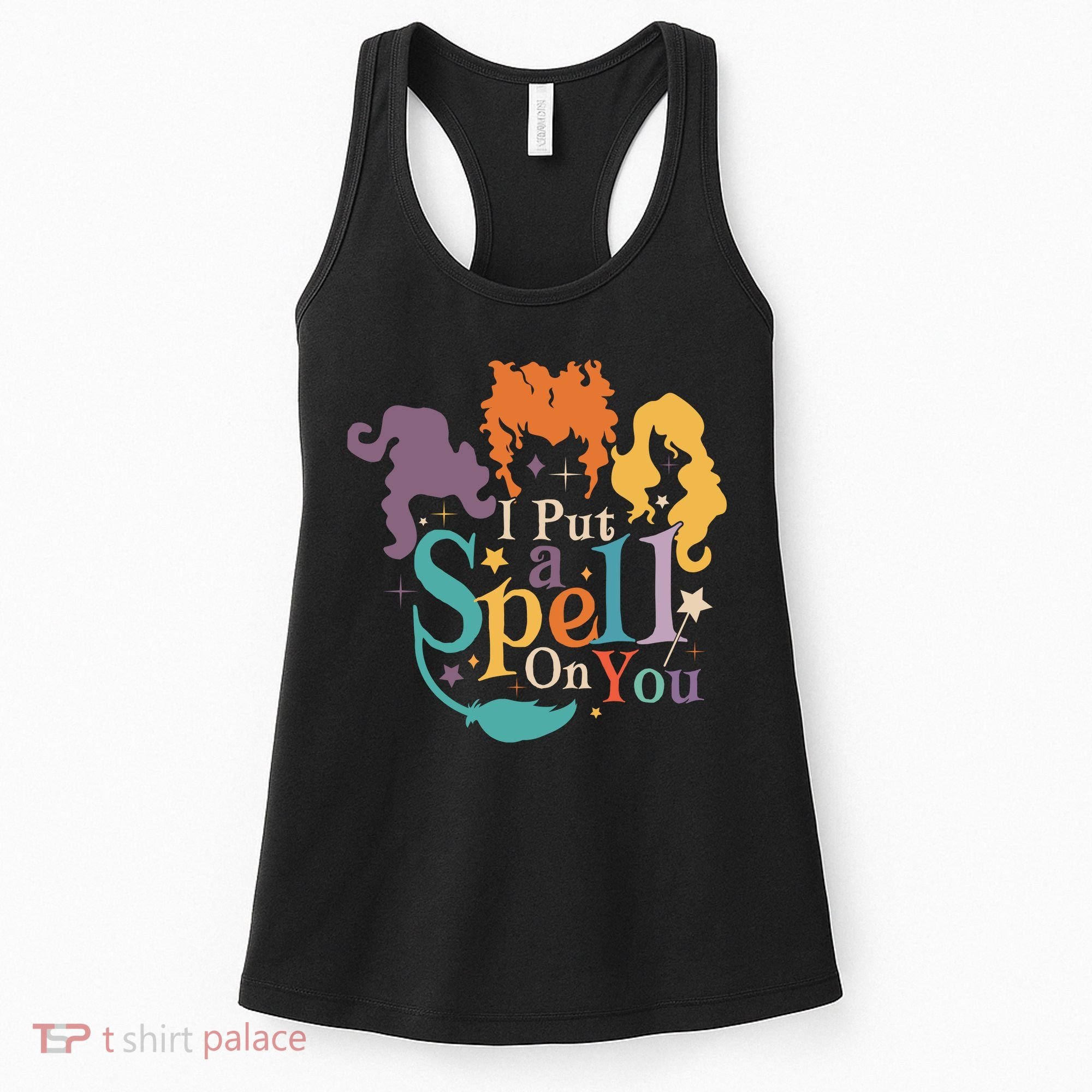 Halloween Hocus Pocus I Put A Spell On You Sanderson Sisters Women's Tank Top