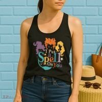 Halloween Hocus Pocus I Put A Spell On You Sanderson Sisters Women's Tank Top thumb 2