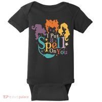 Halloween Hocus Pocus I Put A Spell On You Sanderson Sisters Baby Bodysuit thumb 0
