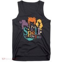 Halloween Hocus Pocus I Put A Spell On You Sanderson Sisters Tank Top thumb 0