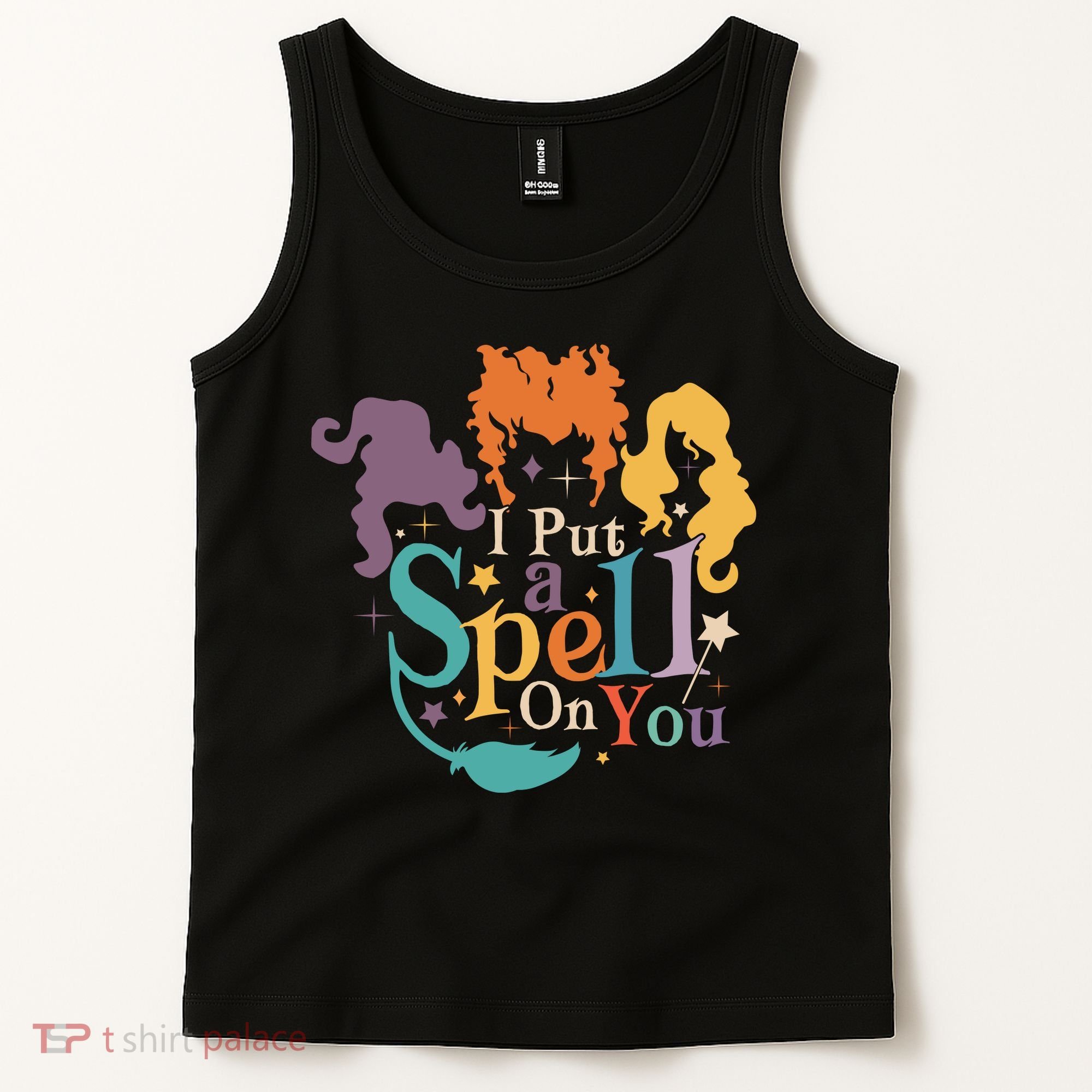 Halloween Hocus Pocus I Put A Spell On You Sanderson Sisters Tank Top