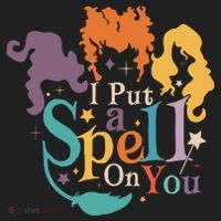 Halloween Hocus Pocus I Put A Spell On You Sanderson Sisters Golf Towel thumb 3