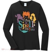 Halloween Hocus Pocus I Put A Spell On You Sanderson Sisters Women's Long Sleeve Shirt thumb 0