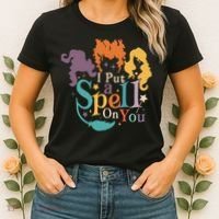 Halloween Hocus Pocus I Put A Spell On You Sanderson Sisters Women's T-Shirt thumb 2