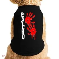 Halloween Horror Psycho Hand Prints Doggie Tank thumb 0