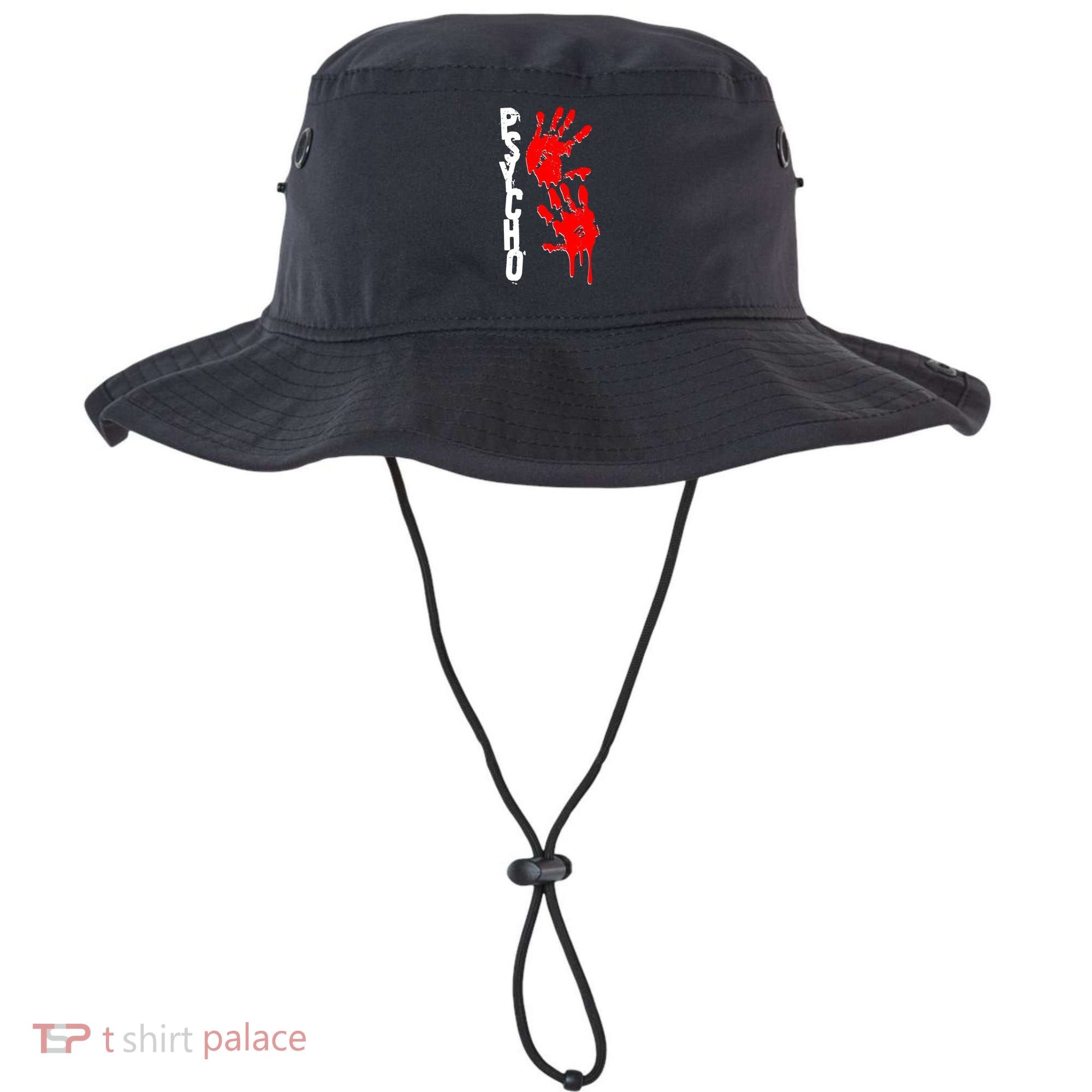 Halloween Horror Psycho Hand Prints Bucket Hat