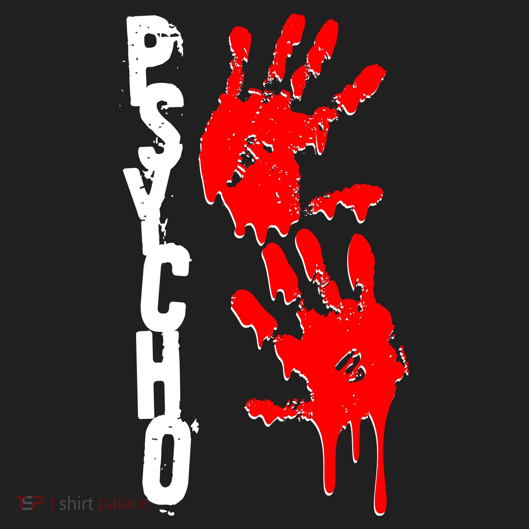 Halloween Horror Psycho Hand Prints Beanie