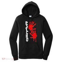 Halloween Horror Psycho Hand Prints Women's Hoodie thumb 0