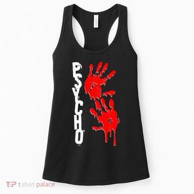 Halloween Horror Psycho Hand Prints Women's Tank Top