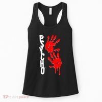 Halloween Horror Psycho Hand Prints Women's Tank Top thumb 0