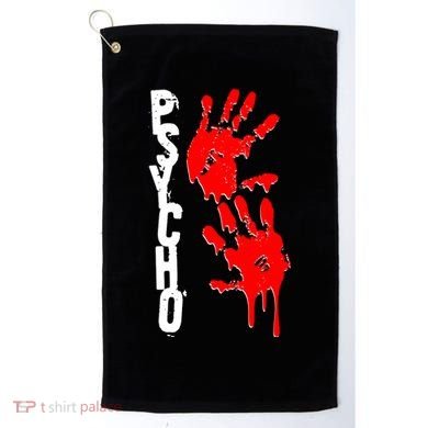 Halloween Horror Psycho Hand Prints Golf Towel