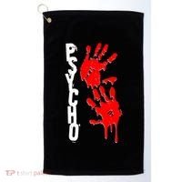 Halloween Horror Psycho Hand Prints Golf Towel thumb 0