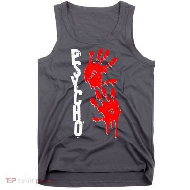 Halloween Horror Psycho Hand Prints Tank Top