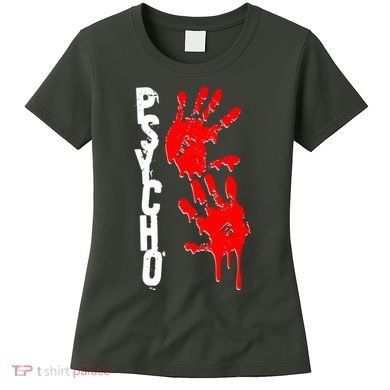 Halloween Horror Psycho Hand Prints Women's T-Shirt