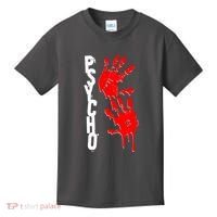 Halloween Horror Psycho Hand Prints Kids T-Shirt thumb 0