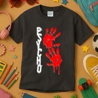 Halloween Horror Psycho Hand Prints Kids T-Shirt thumb 3