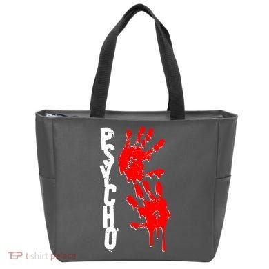 Halloween Horror Psycho Hand Prints Tote Bag