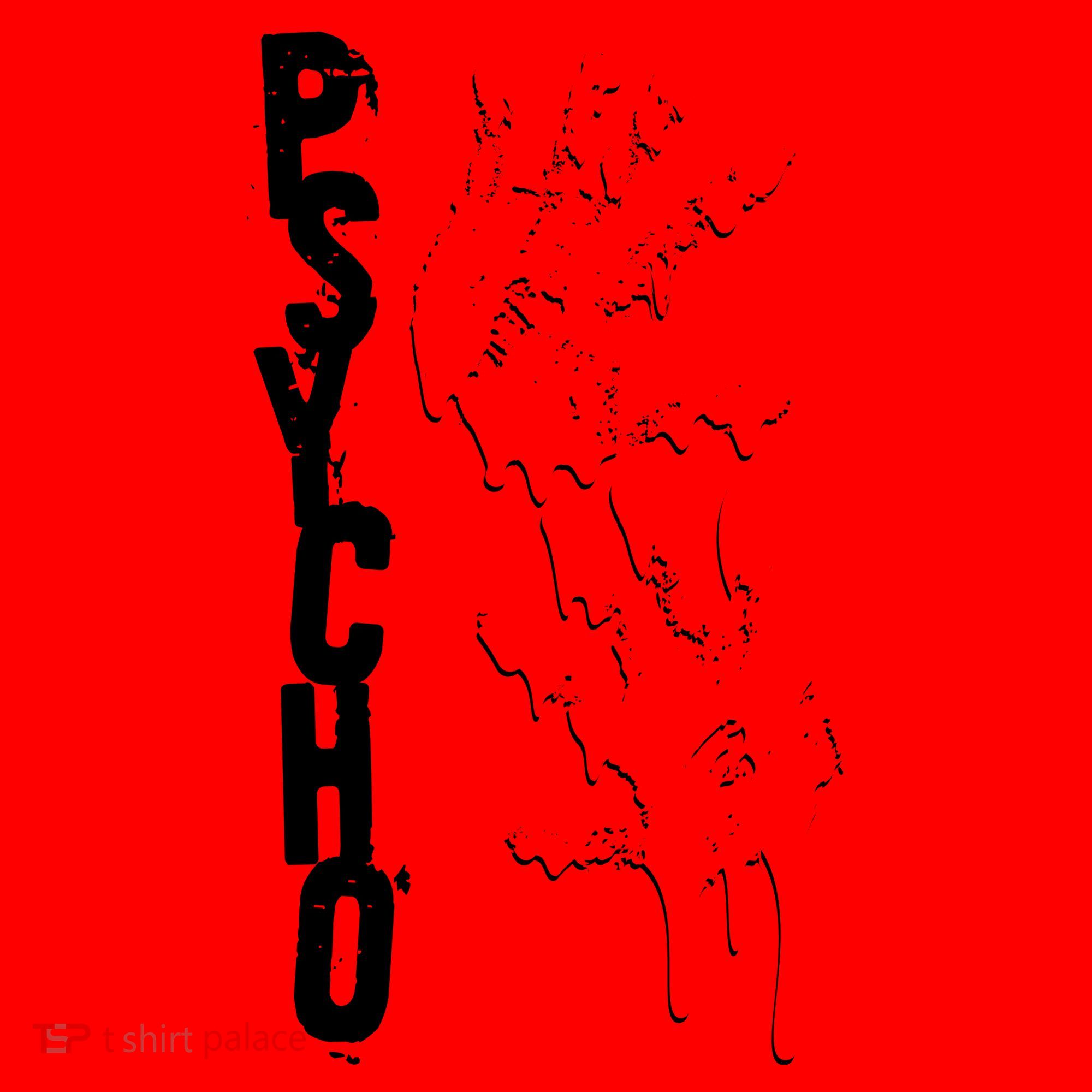 Halloween Horror Psycho Hand Prints Santa Hat