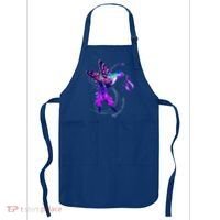 Hummingbird Holding Purple Ribbon AlzheimerS Apron thumb 0