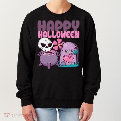 Happy Halloween Pink Cute Women's Sweatshirt