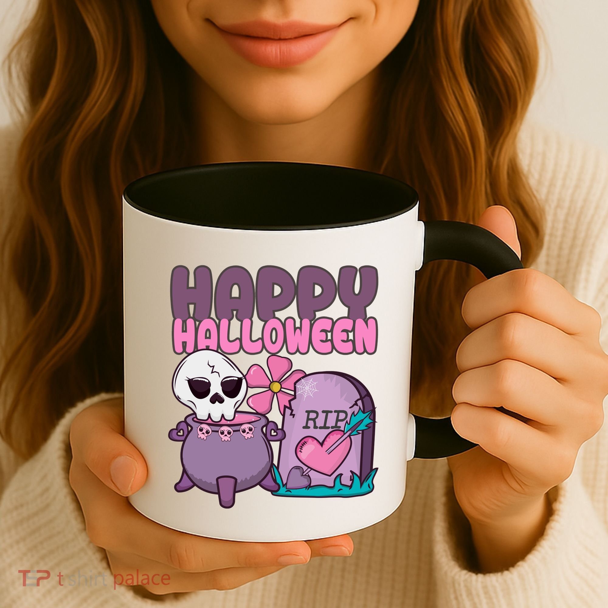 Happy Halloween Pink Cute Coffee Mug