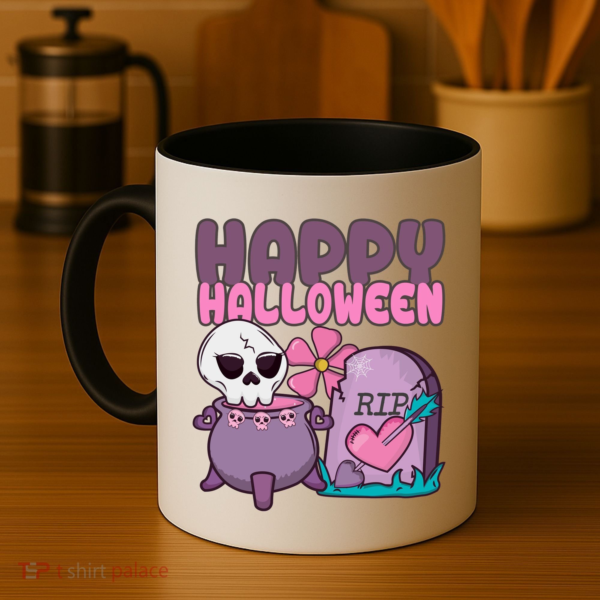 Happy Halloween Pink Cute Coffee Mug