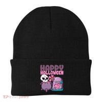 Happy Halloween Pink Cute Beanie thumb 0