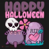 Happy Halloween Pink Cute Coaster thumb 2