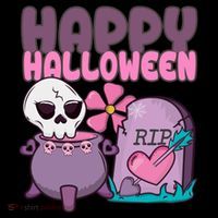 Happy Halloween Pink Cute Mousepad thumb 1
