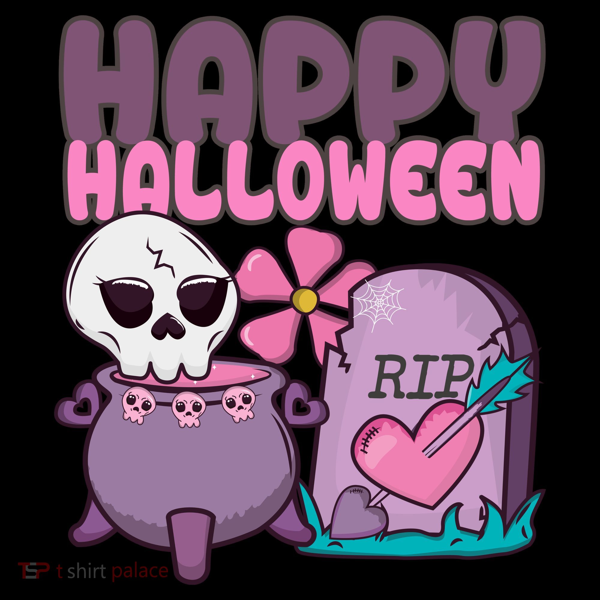 Happy Halloween Pink Cute Mousepad