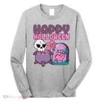 Happy Halloween Pink Cute Long Sleeve Shirt thumb 0