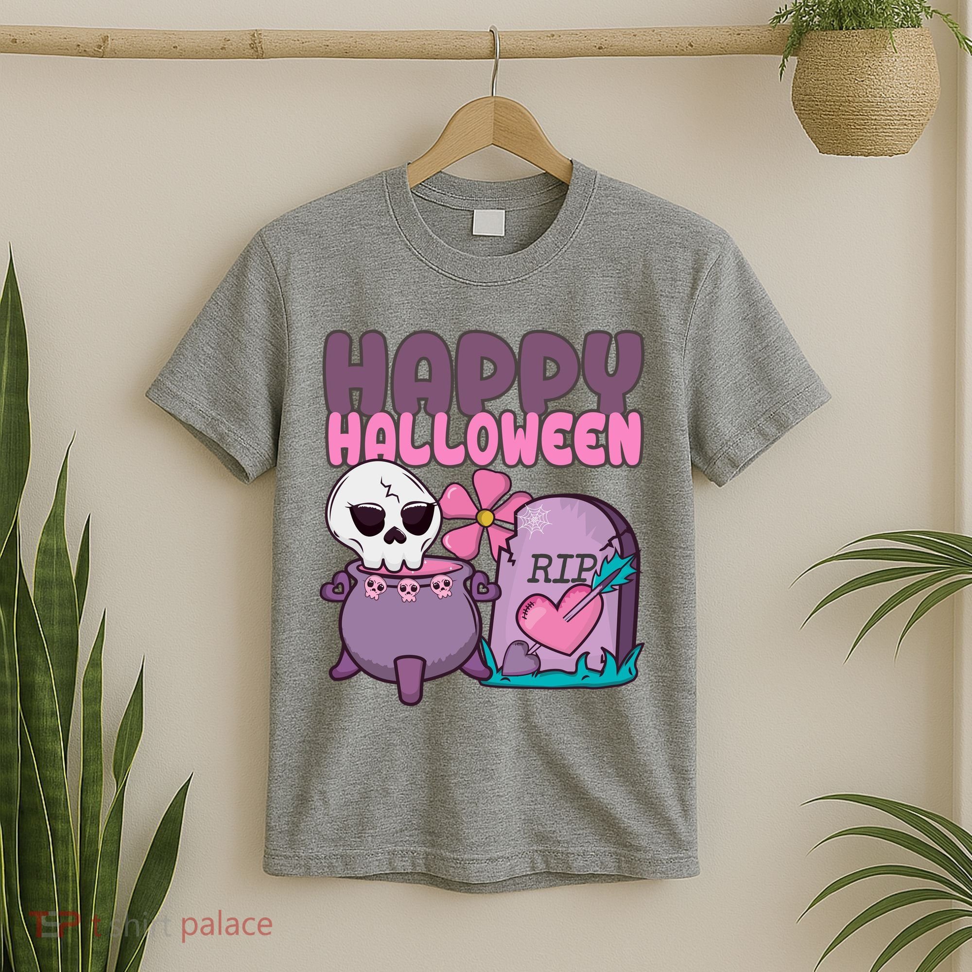 Happy Halloween Pink Cute T-Shirt