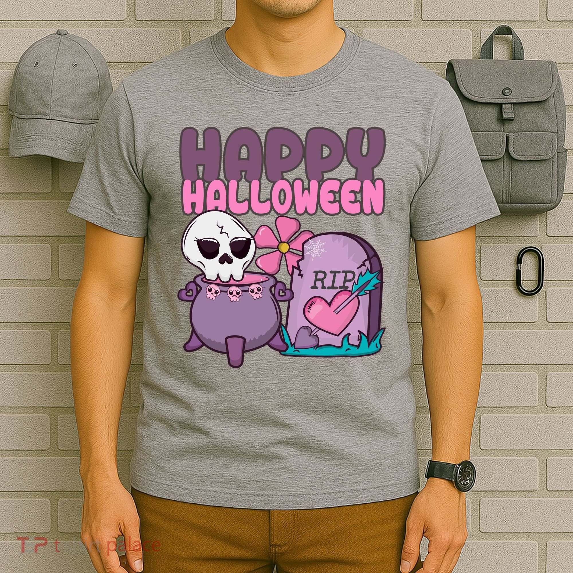 Happy Halloween Pink Cute T-Shirt