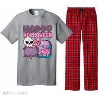 Happy Halloween Pink Cute Pajama Set thumb 0