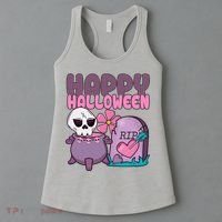 Happy Halloween Pink Cute Women's Tank Top thumb 3