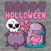 Happy Halloween Pink Cute Baby Bodysuit thumb 2